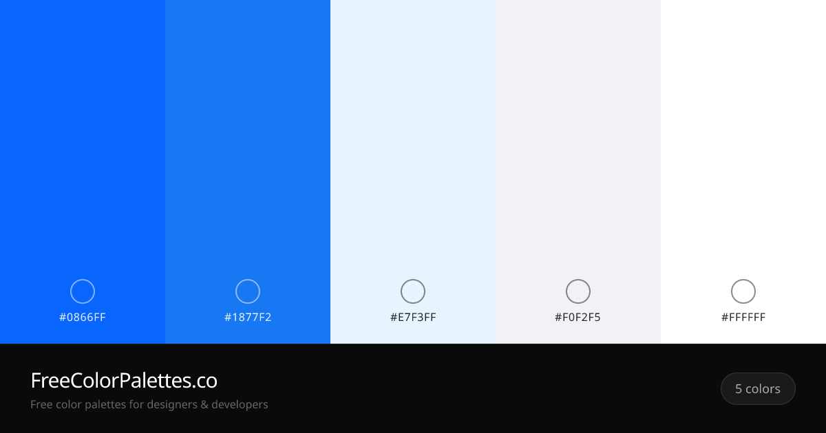 Dodger Blue · Dodger Blue · Alice Blue · Smoke Color Palette ...