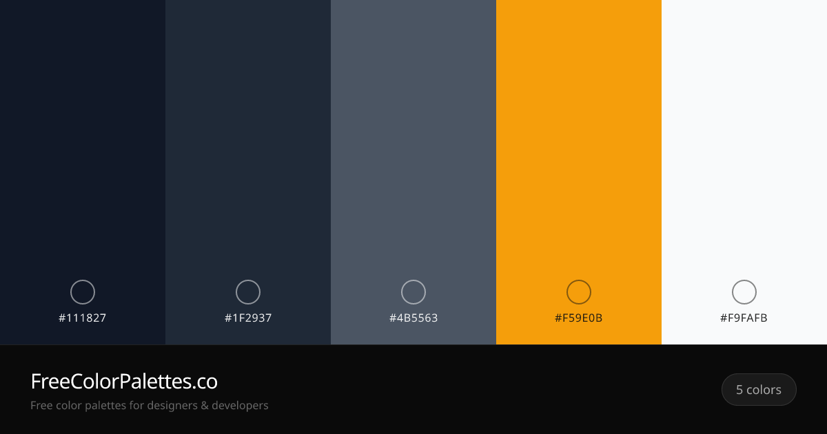Eerie Black · Jet · Charcoal · Orange Color Palette | FreeColorPalettes