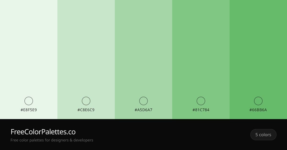 Honeydew · Light Gray · Ash · Dark Sea Green Color Palette ...