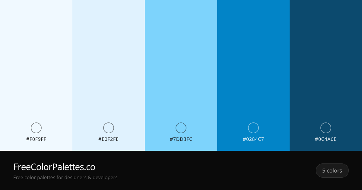 Alice Blue · Lavender · Light Sky Blue · Denim Color Palette ...